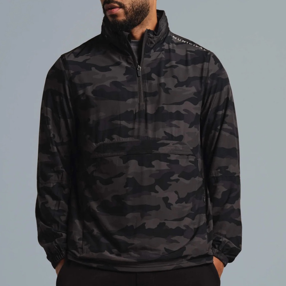 MUNICIPAL - SPORT UTILITY ANORAK - BLACK CAMO